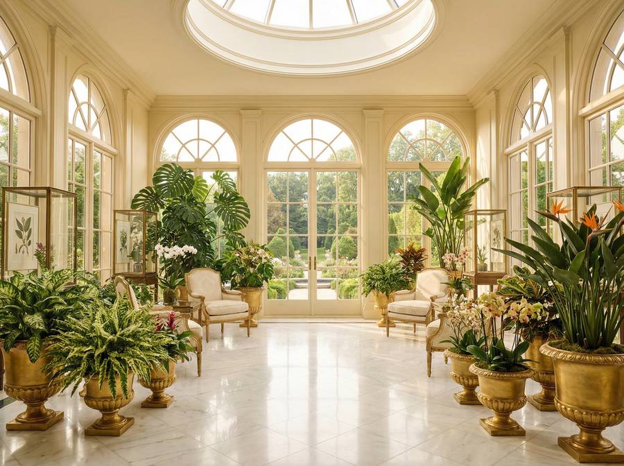 黑丝植物短视频-豪宅植物园视频展示