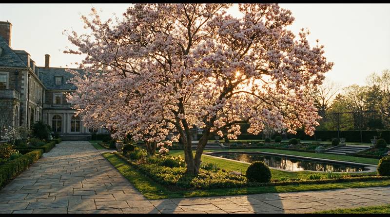 黑丝植物视频-春日花树盛放延时视频