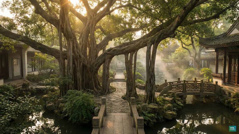 黑丝植物视频-千年古榕树保护纪录视频